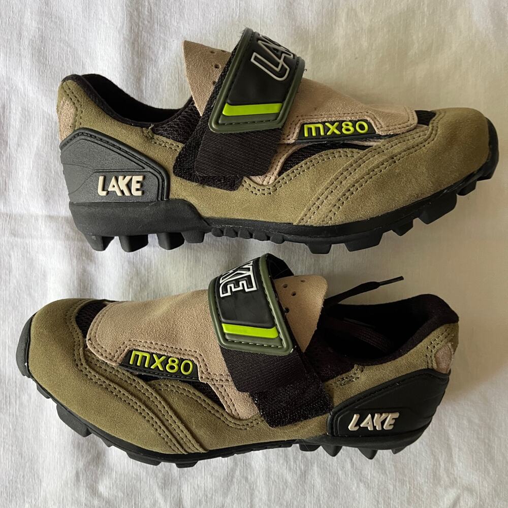Lake Cycling Shoes MX 80 Women's US 6.5 EU 37.5 Suede Leather Lace Up Strap